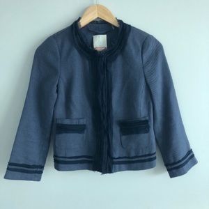 Rebecca Taylor Navy Blazer Size 0